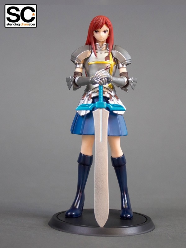 Erza Scarlet, Fairy Tail, Chibi Tsume, Pre-Painted, 1/12